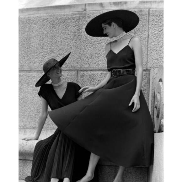 Vintage Ralph Lauren Collection Silk Slip Dress Midi Maxi Sleeveless 80s Runway - Picture 2 of 12